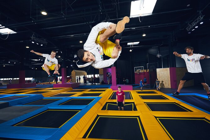 Private Fun Park activity in Ljubljana - The trampoline area and its extra attractions