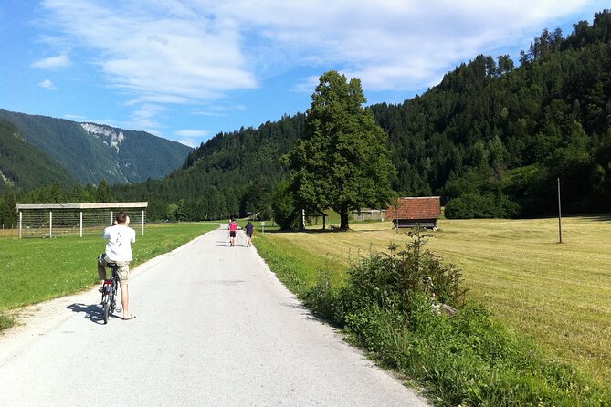 Rent an eBike in Bled - Picking up the bike beside Bled’s main road