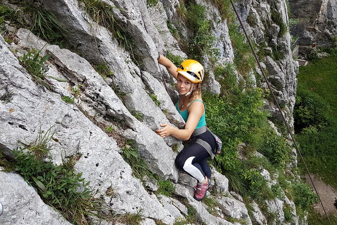 Rock Climbing near Lake Bled - The setting beside Iglica Waterfall