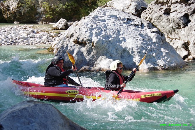 Sit on Top Kayak Trip - Taking the helm on the Soca River