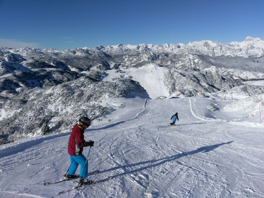 Skiing with Instructor: Vogel Ski Center from Bled - Beginner skiing at Vogel, one skill at a time