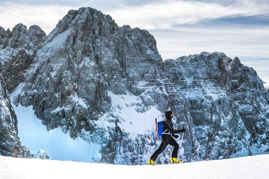 Snowshoeing in Triglav National Park - The warm-van ride from Bled