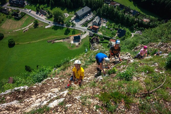 Triglav Fairytale Route-Via ferrata - Choosing between the easy and harder routes