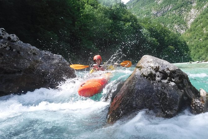 Whitewater Kayak Course on Soca River - Day 2: a new section chosen for your progress